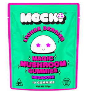 Mochi Megadose Mushroom Gummies - Lychee Berries