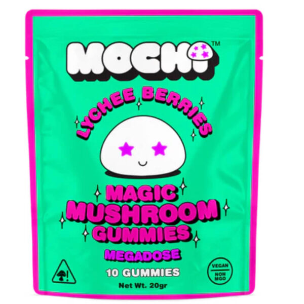 Mochi Megadose Mushroom Gummies - Lychee Berries