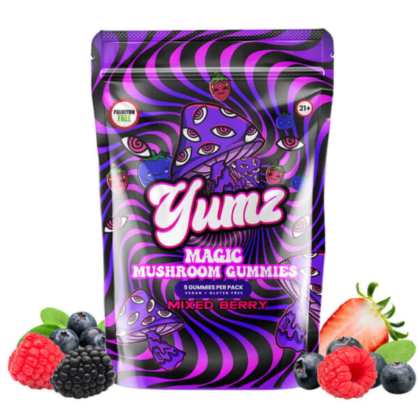 Yumz Mushroom Gummies - Mixed Berry