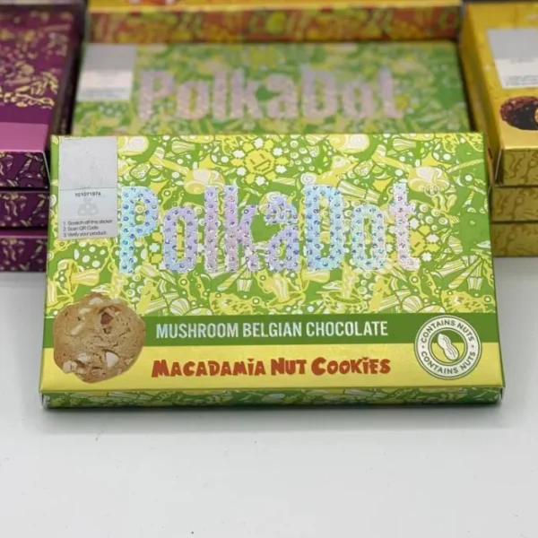 Polkadot Macadamia Nut Cookies Chocolate - Creamy Nutty Bliss