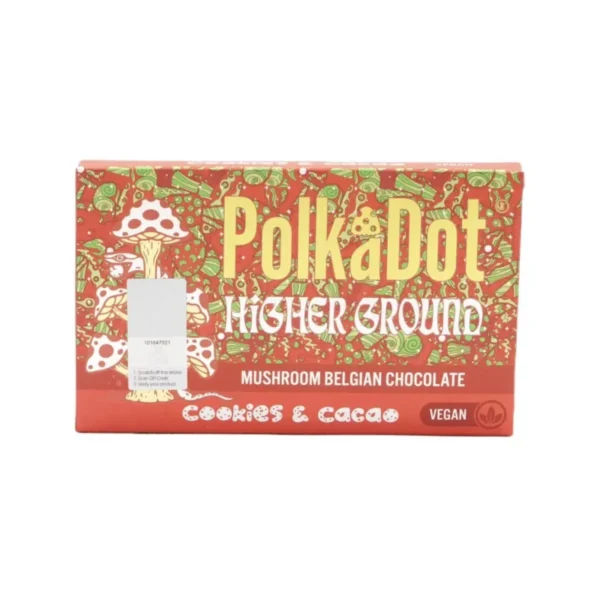Polkadot Cookies & Cacao Dark Chocolate - Vegan Decadence