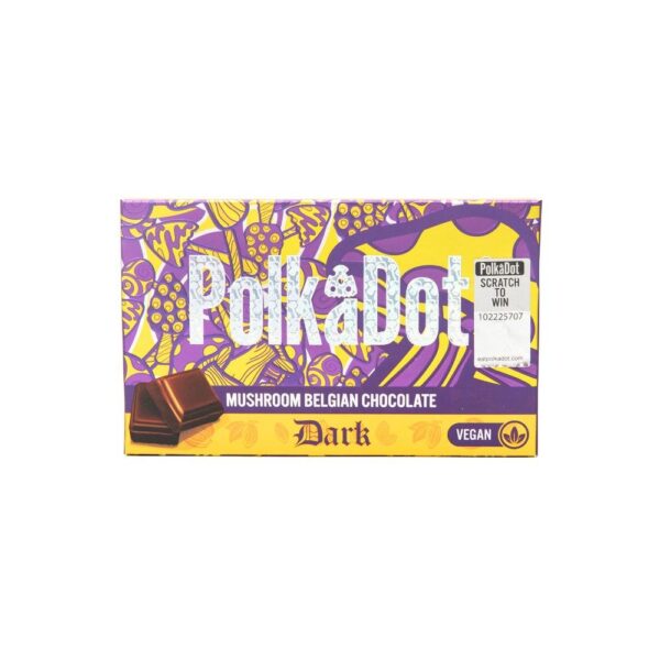 Polkadot Dark Chocolate Bar - Pure, Dark Chocolate Delight