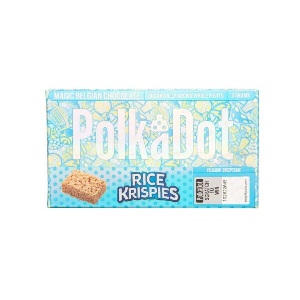 Polkadot Rice Krispies Chocolate - Crunchy Creaminess